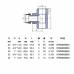 Трійник PPR Ekoplastik 32мм ВВ 3/4' з МВ з НГ STKM03225X