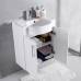 Тумба навесная Fancy Marble Ibiza 60 с умывальником Comfort 512C