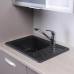 Мийка для кухні Fancy Marble FILADELFIA 640x435 Світло-чорний