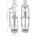 Сливной механизм Ani Plast WC 70 30 M