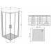 Душевая кабина Ravak Transparent 185x90 TRANSPARENT