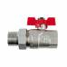 Кран шаровый с американкой Raftec RED PN40 ВН 1' бабочка