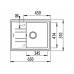 Мийка для кухні TEKA STONE 45 B-TG 1B 1D 650x510 Чорний металік