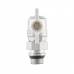 Кран угловой с американкой Raftec WHITE DN15 1/2' с антипротечкой бабочка