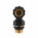 Комплект для підключення радіатора кутовий Raftec BLACK 1/2' DKU11-B