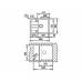 Мийка для кухні TEKA ASTRAL 45 B-TG 650x500 Карбон