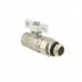 Кран шаровый с американкой Raftec WHITE DN20 3/4' с антипротечкой бабочка