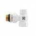 Комплект для підключення радіатора кутовий Raftec WHITE 1/2' DKU11-W