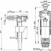 Сливной комплект Alcaplast SA2000 1/2' CHROM